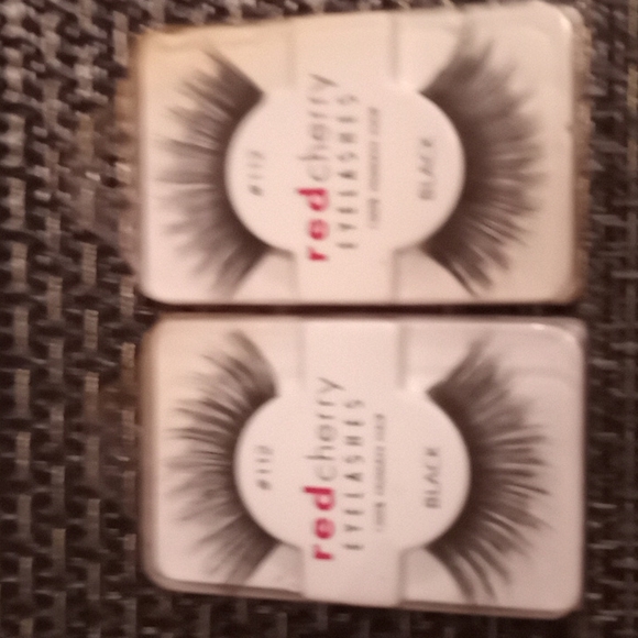 💚 3 for $35 💚 Red Cherry Eyelashes Set of 2 - Picture 2 of 3